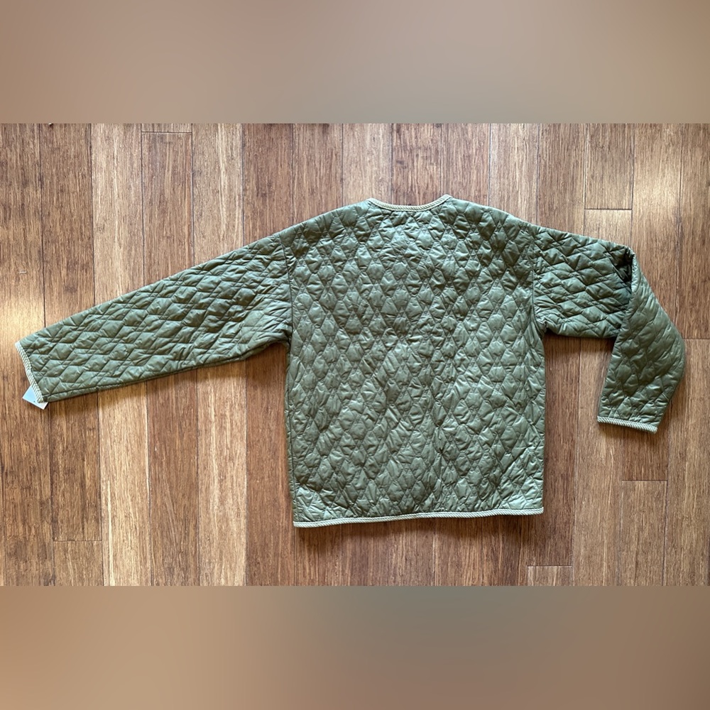 BERNARDO Cordurouy Trim Quilted Liner Jacket Size Small - Picture 3 of 4